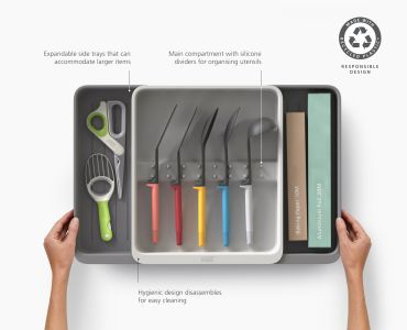 DrawerStore™ Expanding Utensil Tray