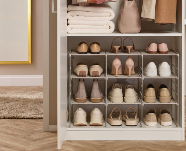 Level Plus Adjustable Shoe Rack - Triple