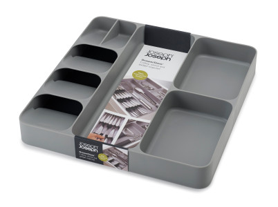 DrawerStore cutlery utensil and gadget organiser - Grey