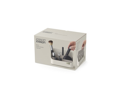 Viva Tiered Cosmetic Organiser - Shell