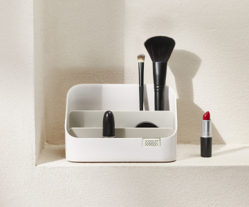 Viva Tiered Cosmetic Organiser - Shell