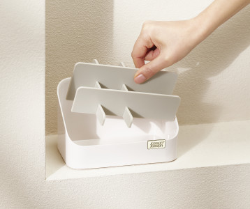 Viva Tiered Cosmetic Organiser - Shell