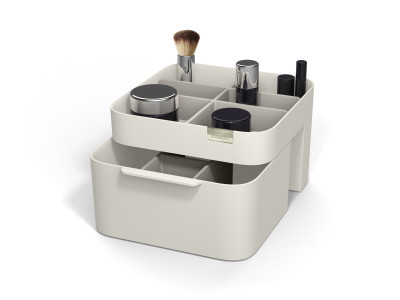 Viva Cosmetic Organiser with Drawer - Shell