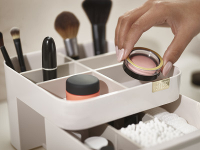 Viva Cosmetic Organiser with Drawer - Shell