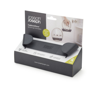 CupboardStore Set of 4 In-cupboard Pan Lid Holders