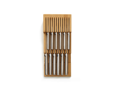 Drawerstore Bamboo 2-Tier Knife Organiser