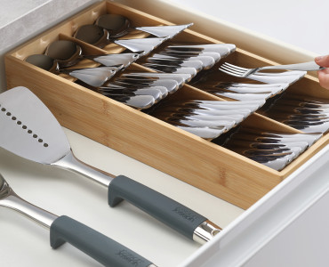 Drawerstore Bamboo Cutlery Organiser
