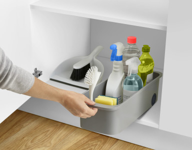 CupboardStore Easy-access Storage Caddy - Grey