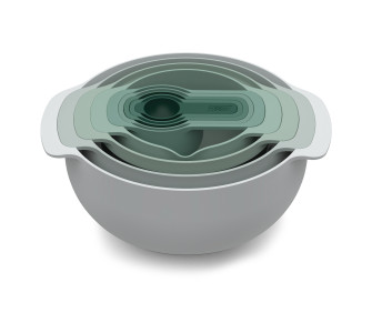 Nest 9 Piece Bowls - Sage