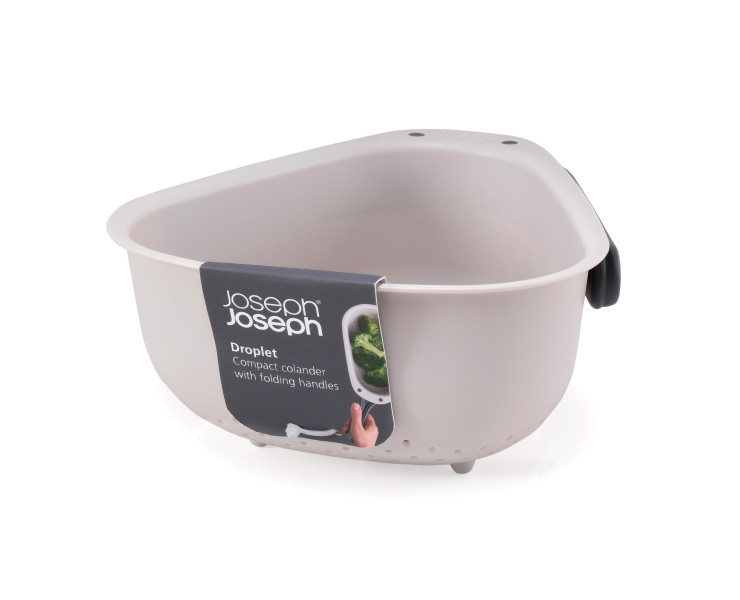 Droplet Compact Colander with folding handles - Fackelmann Housewares