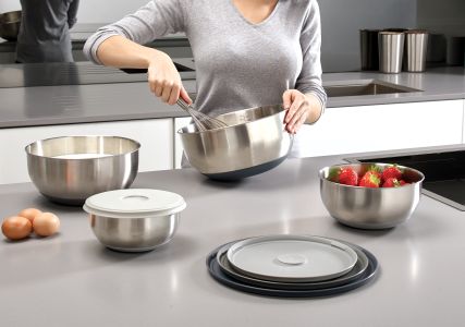 Nest™ Prep&Store Steel Bowl Set