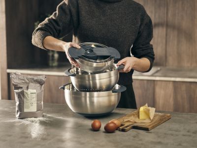 Nest™ 9 Steel Bowl Set