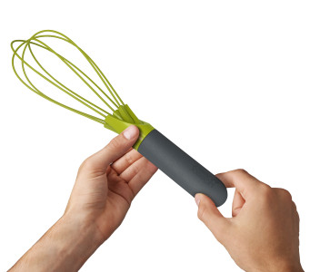 Twist Whisk - Grey/Green
