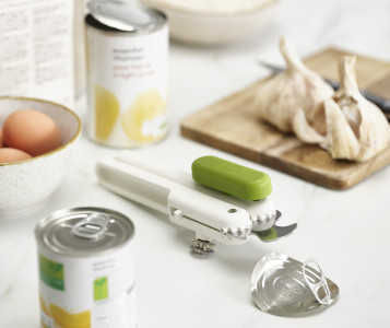 Pivot 3-in-1 Can Opener - White/Green