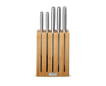 Elevate Steel Knives Bamboo 5 Piece Block