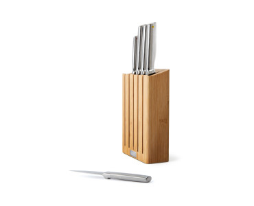 Elevate Steel Knives Bamboo 5 Piece Block