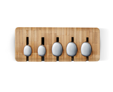 Elevate Steel Knives Bamboo 5 Piece Block