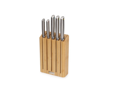 Elevate Steel Knives Bamboo 5 Piece Block