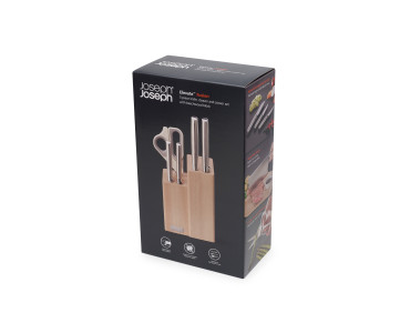 Elevate Fusion 5pc Knife & Scissor Block