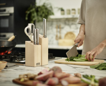 Elevate Fusion 5pc Knife & Scissor Block