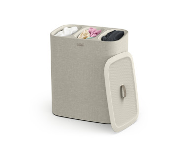 Tota Trio 90L Laundry Separation Basket - Ecru