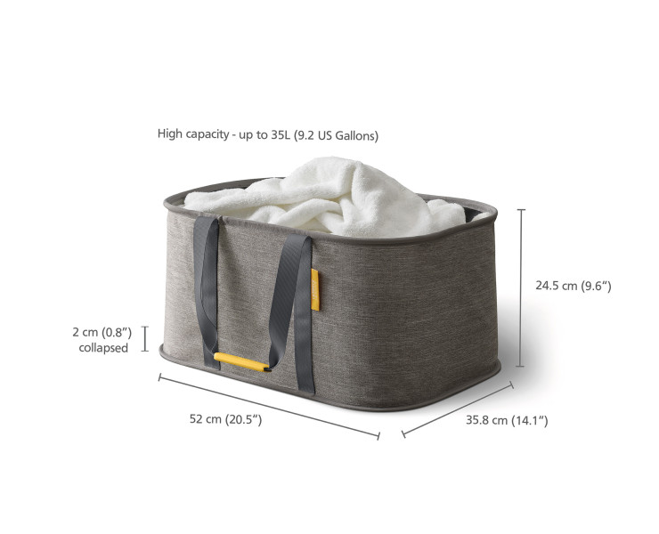 Hold-All Collapsible Laundry Basket