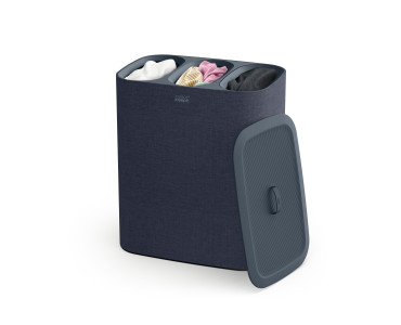 Tota Trio 90L Laundry Separation Basket - Black