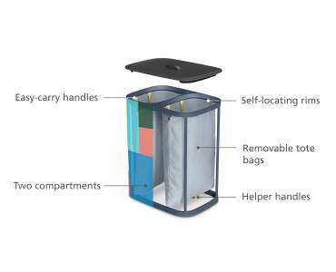 Tota 90L Laundry Basket - Jonathan Lawes