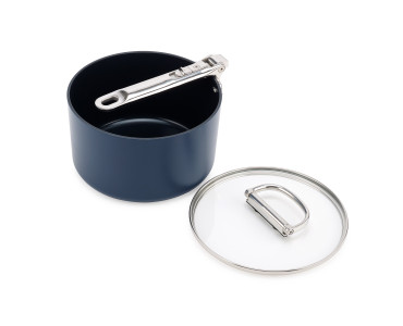 Space 23cm/5.4qt Non-Stick Induction Saucepan & Lid
