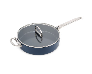 Space 28cm/3.8qt Non-Stick Induction Saute Pan & Lid