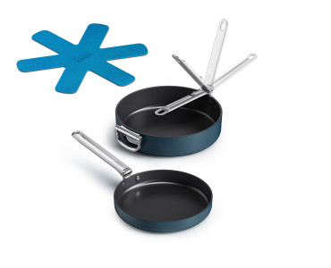 Space 2 Piece Non-Stick Induction Frying Pan Set
