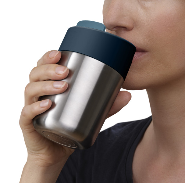 Sipp Steel Travel mug - 340 ml (12 fl. oz) - Anthracite