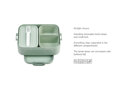 Bento Box Large Nordic Sage