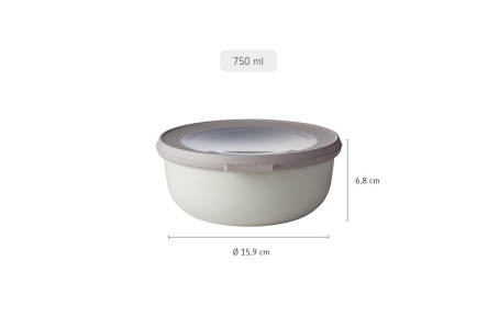 Cirqula Round 750ml Nordic White