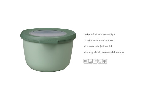 Cirqula Round 3-Piece Large Set Nordic Sage