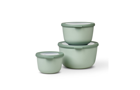 Cirqula Round 3-Piece Large Set Nordic Sage