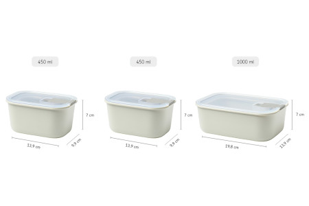 Easyclip 3-Piece Set Nordic White