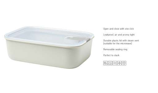 Easyclip Storage 1500ml Nordic White