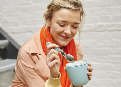 Lunch Pot Ellipse Nordic Blue