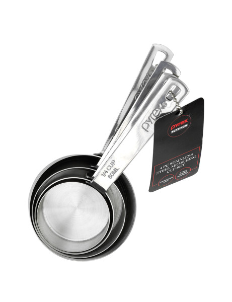 Platinum™ Stainless Steel Measuring Cup 4pc Set