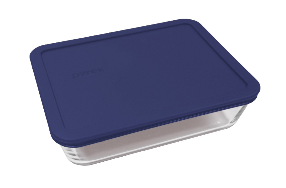 Simply Store™ 6 Cup Rectangle Container with Blue Lid
