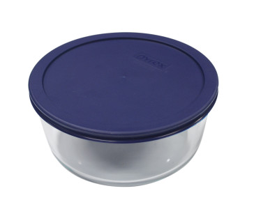 Simply Store™ 7 Cup Round Container with Blue Lid