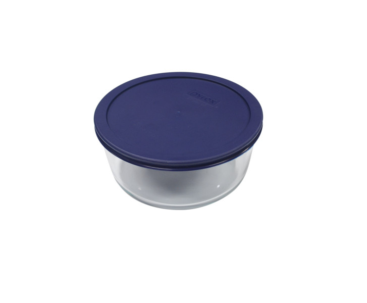 Simply Store™ 2 Cup Round Container with Blue Lid