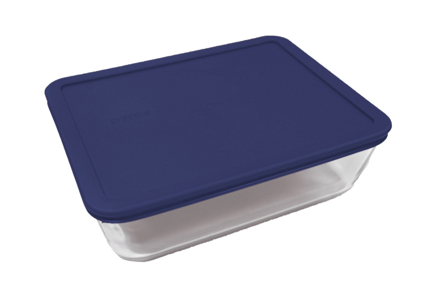 Simply Store™ 11 Cup Rectangle Container with Blue Lid