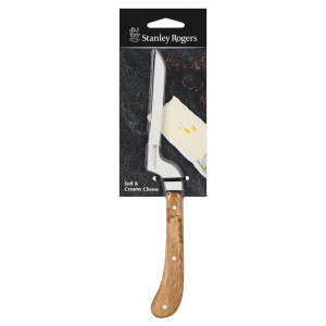 Pistol Grip Acacia Long Soft Cheese Knife