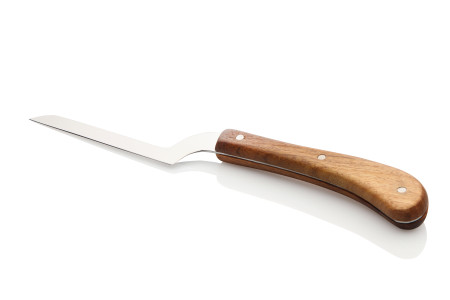 Pistol Grip Acacia Long Soft Cheese Knife