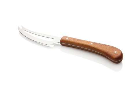 Pistol Grip Acacia Slotted Soft Cheese Knife