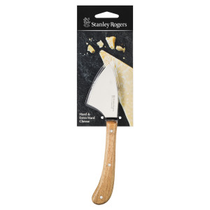 Pistol Grip Acacia Hard Cheese Knife