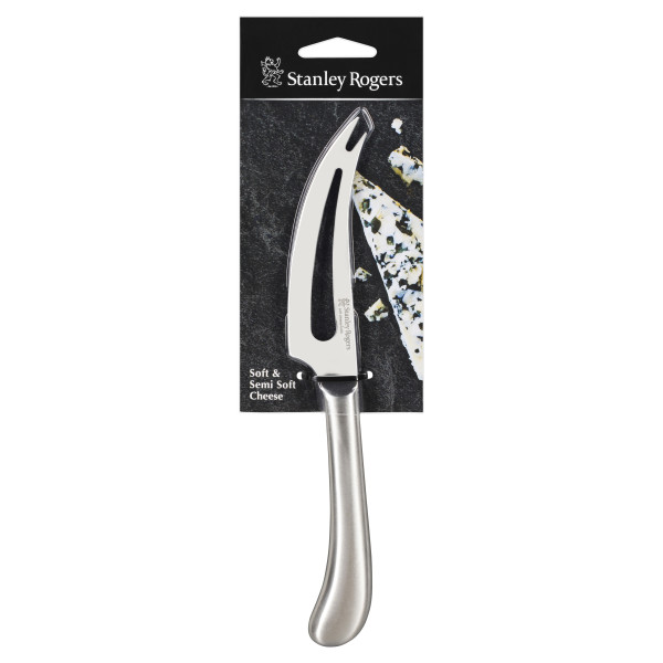 Pistol Grip Stainless Steel Slotted Soft Cheese Knife