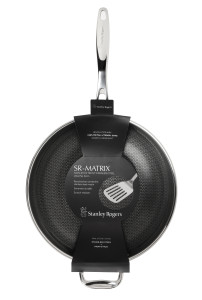 Matrix Stainless Steel Wok Pan 32cm